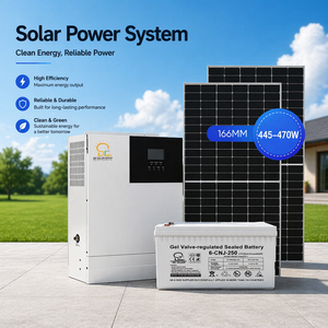 Kit <span class=keywords><strong>solaire</strong></span> hors réseau complet BR SOLAR 2 kW avec système de stockage d'énergie par batterie 5,5 kWh pour petite maison - Product Image 1