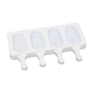 Moules à glace en silicone personnalisés, 4 cavités, bac à glaçons portable et machine à crème glacée, taille M, OEM et ODM - Product Image 3