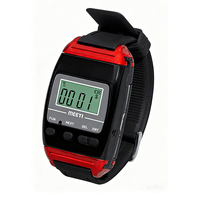 Système d'appel sans fil pour serveurs de restaurant, hôtel, café, avec montre-bracelet et bouton d'appel
