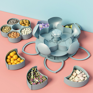 Boîte à bonbons rotative, boîte à collations, boîte à fruits, boîte de rangement pour aliments, organisateur de fruits secs - Product Image 3