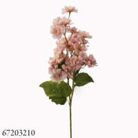 Fleurs artificielles en tissu mélangé à bords brûlés, idéales pour les mariages, les bouquets de mariée et la décoration de fêtes à domicile (vente en gros)