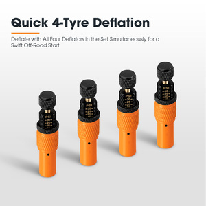 4 cái 10 ~ 30 PSI có thể điều chỉnh Auto-Stop <span class=keywords><strong>Tire</strong></span> deflator van Kit 4WD loại bánh xe deflator Spike van lốp không khí xuống công cụ - Product Image 2