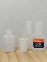 Bouteilles en plastique personnalisables à tube unique pour adhésif cyanoacrylate – Colle à forte adhérence écologique pour la construction