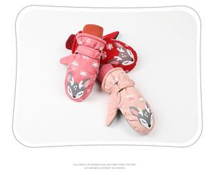 Enfants Dessin Animé Hiver Chauffé Résistant À L'eau Chaud Ski Mitaine Gants De Sport - Product Image 6