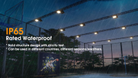 Projecteur solaire LED certifié CE, extérieur, IP65, étanche, avec détecteur de mouvement PIR pour cour, entrepôt