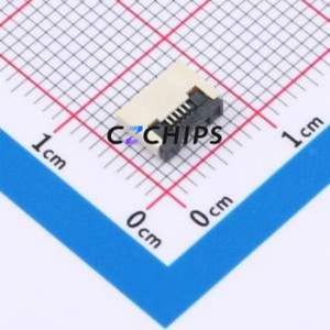 XW0520012-050R-001 FFC/FPC Connector SMD,P=0.5mm,Horizontal Mount Connector Flip Cover Type Bottom Contact 5P 0.5mm - Product Image 1