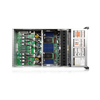 Sistem Barebone Server AI Rak-Mounted 4U 12-Bay Platform AMD Milan Gooxi dengan 8x GPU RTX 4090 - Tersedia