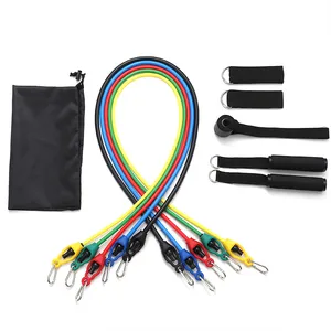 Hot Sale Rope Skipping Springen Fitness geräte Latex Tpe Elastic Resistance Verdickte Schlauch bänder Set