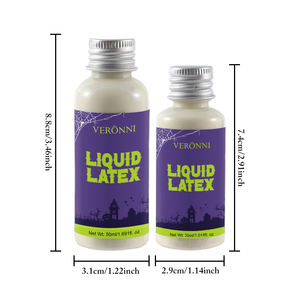 Maquillaje Líquido de Látex para <span class=keywords><strong>Halloween</strong></span>, 30ml/50ml, para Crear Efectos de Piel Herida - Product Image 6