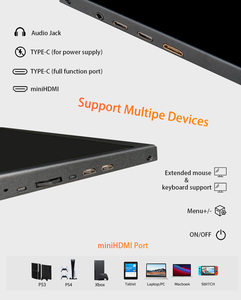 Long Strip Portable Monitor New 1920x550 14 Inch Monitor <strong>LCD</strong> Second <strong>Screen</strong> Aida64 Sub Display CPU GPU HMI Stretched Bar Monitor - Product Image 2