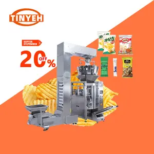 TINYEH PACKING Potato chips fries Dry Macaroni Pasta Food Automatic Weighing Multifunction Packing Machine