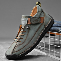 Mocassins pour hommes de haute qualité, grande taille, en cuir microfibre, chaussures plates décontractées et formelles, chaussures de marche, style tendance