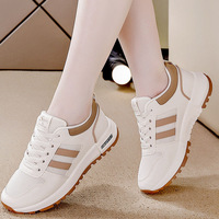 Zapatillas Deportivas Casuales de Mujer con Cordones Clásicos a la Moda, Transpirables y Ligeras para Caminar