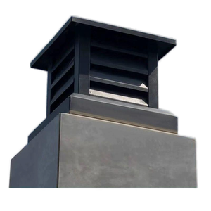 Capot de <span class=keywords><strong>cheminée</strong></span> en aluminium - Durable, installation facile, design rectangulaire contemporain, fixation murale, garantie 1 an - Product Image 5