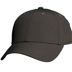 Gorra de Béisbol Roja de 6 Paneles, Color Sólido, Ajustable, Unisex, Tela de Sarga, Estilo Casual, Gorra para Adultos - Product Image 3