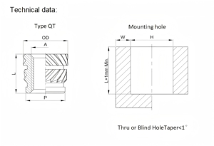 Tuerca moleteada <span class=keywords><strong>de</strong></span> latón M3x5.7OD4.6 con rosca <span class=keywords><strong>para</strong></span> inserción térmica, <span class=keywords><strong>para</strong></span> plástico, impresión 3D, Voron, moldeo por inyección, personalización <span class=keywords><strong>de</strong></span> sujetadores QT - Product Image 5