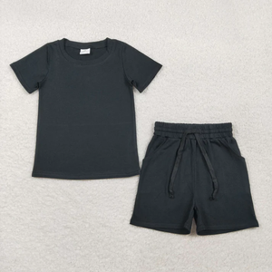 Nouvelle Collection Été : Ensembles Décontractés 2 Pièces pour Bébés Garçons – T-shirts à Manches Courtes et Shorts à Taille Élastique avec Cordon de Serrage - Product Image 4