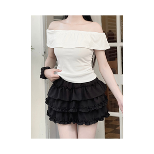 Jupe ample à taille haute décontractée pour femmes, très vendue, 100% coton, fournisseur d'usine au Vietnam, échantillon gratuit - Product Image 1