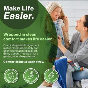 Meilleurs prix bandes de logo personnalisé jetables écologiques solubles d'excellente qualité nettoyant les feuilles de détergent pour le linge - Product Image 5