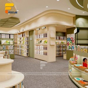 أثاث منطقة القراءة الحديثة لرياض الأطفال ، رف كتب أخضر مخصص ، تركيبات مكتبة التعليم المبكر Montessori - Product Image 4