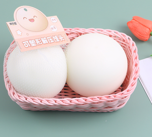 Pelota Antiestrés Jumbo de 10 cm con Forma de Dumpling, Juguete Sensorial para Aliviar la Ansiedad, para Adultos y Niños, para el TDAH, TDA, con Forma de Bollo, para Niños y Niñas - Product Image 3