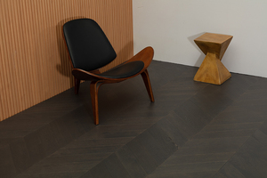 <span class=keywords><strong>Parquet</strong></span> en chêne <span class=keywords><strong>gris</strong></span> <span class=keywords><strong>foncé</strong></span> 15 mm, qualité AB, pour intérieur, motif chevrons, pour la maison - Product Image 2