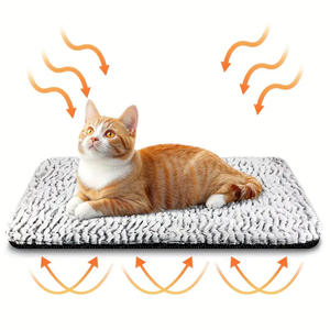 Heybo Großhandel Luxuriöses Weiches Winter-Samt Atmungsaktives Waschbares Faltbares Heizendes Mittelgroßes und Großes Katzen-Haustierkissen Sofa-Bett - Product Image 5