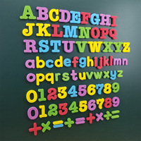Tableau magnétique de l'alphabet pour réfrigérateur, matériau EVA, chiffres magnétiques pour enfants (4-6 ans), éducation précoce, développement cérébral