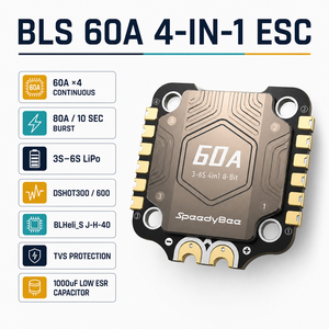 SpeedyBee F405 V4 BLS 60A ชุดควบคุมการบิน FPV <span class=keywords><strong>3</strong></span>-6S 30.5 มม. <span class=keywords><strong>4</strong></span> in 1 ESC Type C ได้รับการรับรองมาตรฐาน CE สำหรับโดรนแข่ง - Product Image 4