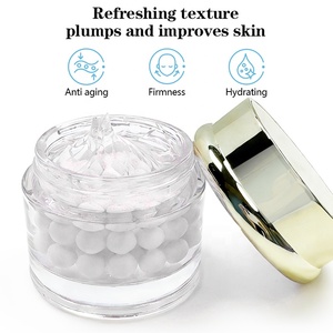 Crème Visage Végane Coréenne au Collagène et Acide Hyaluronique en Capsules, Éclaircissante, Hydratante et Nourrissante, Marque Privée OEM, 55g, Vente en Gros - Product Image 3