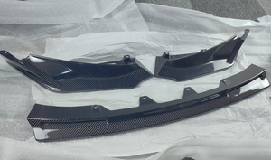 Aileron avant en fibre de carbone sèche de haute qualité V Style pour <span class=keywords><strong>Bmw</strong></span> <span class=keywords><strong>M3</strong></span> <span class=keywords><strong>G80</strong></span> M4 G82 G83 Modèles Lèvre de pare-chocs avant - Product Image 6
