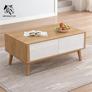 Mesa de Centro Moderna de Madera, Diseño Nuevo, Muebles para Sala de Estar, Fácil de Ensamblar, Precio Competitivo, Gran Stock Disponible, Envío Inmediato, Proveedor Chino - Product Image 1