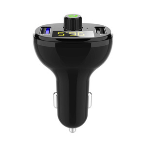 HG Bộ Phát FM <span class=keywords><strong>Bluetooth</strong></span> 5.0 Cho Xe Hơi Bộ Sạc Nhanh Hai Cổng USB QC3.0 Bộ Thu Âm Thanh Rảnh Tay Máy Nghe Nhạc MP3 - Product Image 6