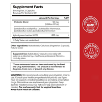 Capsule Probiotique Végane OEM Marque Blanche 5 Milliards de CFU 4 Souches pour la Santé Vaginale, Complément Équilibre pH & Flore Intime Féminine