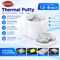 Pâte thermique conductrice en silicone blanche NDST 2W/m.K, mastic thermique, colle adhésive flexible, scellant liquide, adhésifs électroniques pour CPU