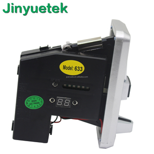 Accepteur de pièces universel JY Factory CA-633 avec éclairage LED pour machines de jeu d'arcade et distributeurs automatiques (pour pièces métalliques et plastiques) - Product Image 2