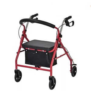 Chariot de courses pour personnes âgées, chariot de courses à six roues, siège pouvant être utilisé pour s'asseoir, chariot pliable léger, chariot de rangement - Product Image 1