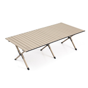 Outdoor Folding Egg Roll <b>Table</b> 68cm Wide Carbon Steel Rectangular <b>Portable</b> Camping <b>Table</b> for <b>Picnic</b> Use - Product Image 3
