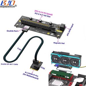 2230 M.<span class=keywords><strong>2</strong></span> M-Key TO PCI-E 4.0 16X อะแดปเตอร์การ์ดอะแดปเตอร์12V ATX อินพุต6PIN oculink SFF-8611สายข้อมูลสำหรับภายนอกการ์ดแสดงผลภายนอกท่าเรือ - Product Image 1