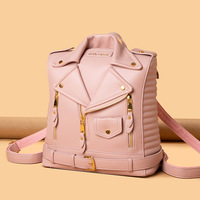 Sac à dos en cuir PU pour femme, sac à dos souple imperméable avec fermeture éclair pour les voyages quotidiens