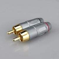 Connecteur Jack RCA en Cuivre Pur Plaqué Or, Câbles Audio RCA, Adaptateur Mâle, Prise RCA, Terminal de Haut-Parleur, Connecteurs Acoustiques