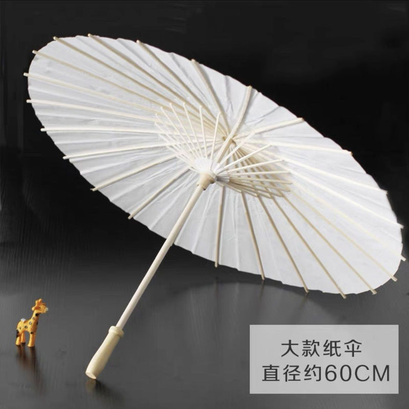 Parapluie en papier vierge diamètre 60cm