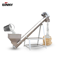 QINNY - Transportador de Polvo de Acero Inoxidable Antibacteriano, Dosificador de Especias de Grado Alimenticio, Máquina Dosificadora de Especias, Multivoltaje