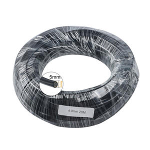 Veste noire PMMA en Fiber <span class=keywords><strong>optique</strong></span>, 20M, diamètre intérieur 4mm, bricolage, ciel <span class=keywords><strong>étoilé</strong></span>, <span class=keywords><strong>plafond</strong></span> pour Source de lumière, Machine, décoration de chambre à coucher - Product Image 2