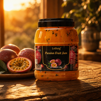 Lotlong Factory Direct Private Label Aangepaste Specificatie Fruitpasta Passievruchtjam voor ontbijtgebruik & Cafés