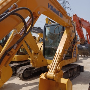 Excavadora usada de 5 toneladas Komatsu PC55MR mini excavadora hidráulica en buen estado, excavadora usada Pc35mr 40mr en venta a bajo precio. - Product Image 6