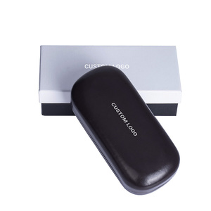 Estuche de lujo de cuero para <span class=keywords><strong>gafas</strong></span>, caja rígida para <span class=keywords><strong>gafas</strong></span> de sol, paño de limpieza para <span class=keywords><strong>gafas</strong></span>, juego de estuches para <span class=keywords><strong>gafas</strong></span> con logotipo personalizado - Product Image 5