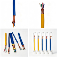 Cable de Control Aislado de PVC Multicolor, Cable de Señal con Conductor de Cobre Multifilar para Conexión de Equipos de Automatización Industrial