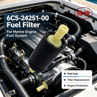 Filtro de Combustible OEM Estándar Perfect Match 6C5-24251-00, Componente Eficiente para la Purificación de Combustible para Motor Fuera de Borda Yamaha