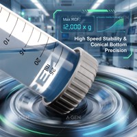 Tube à centrifuger en plastique de 25 ml, stérile, design citron, emballé en sachet, consommables de laboratoire jetables, largement utilisés dans la recherche médicale